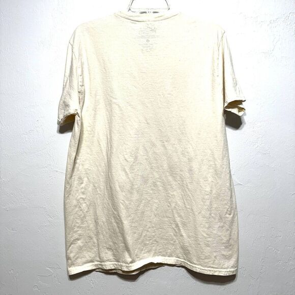 Game of Thrones Shirt Short Sleeve Targaryen Graphic Tee Cream Red Sz Large - Picture 5 of 5